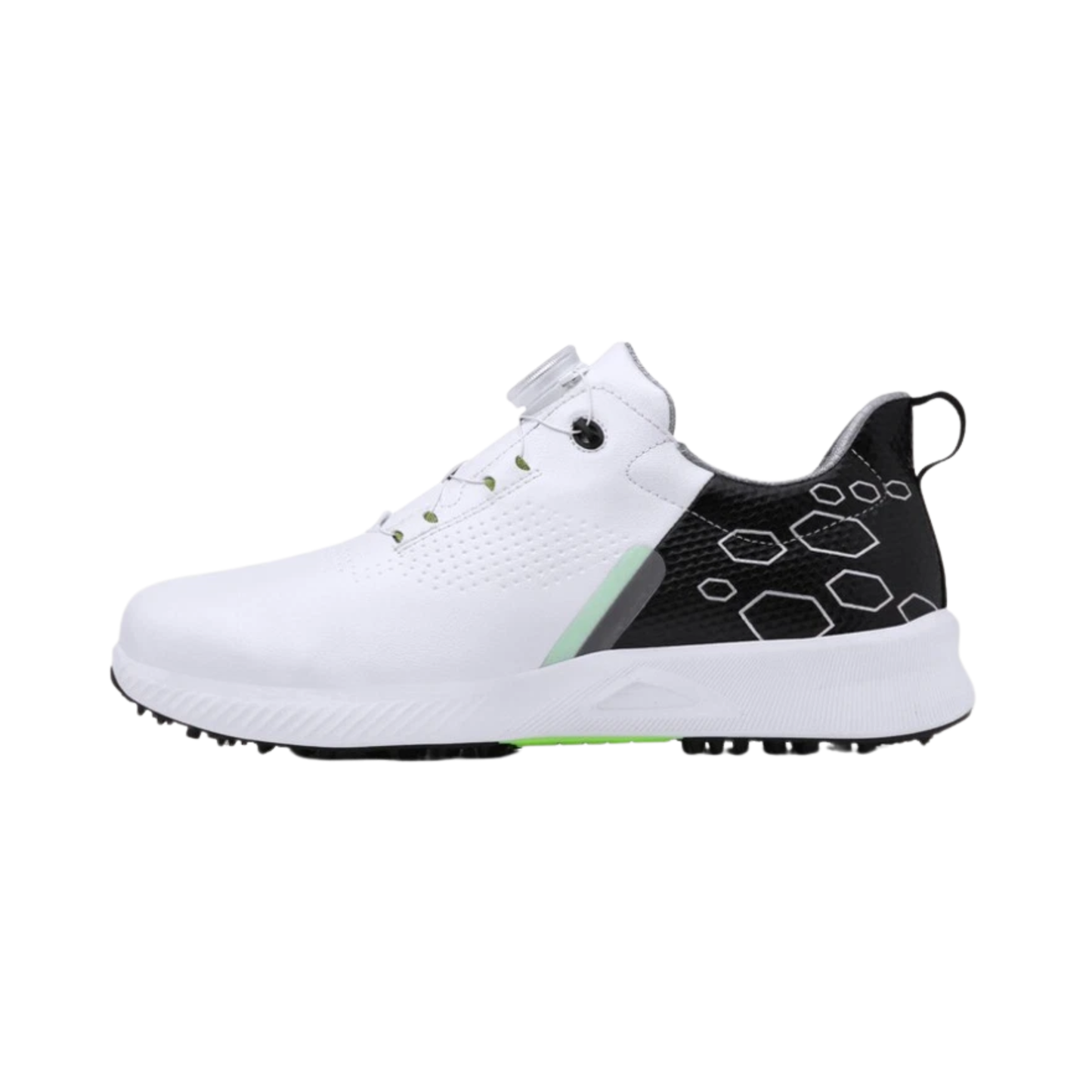 KONJACLY Golf Shoes Men's Swivel Buckle Golfers Comfortable Shoes