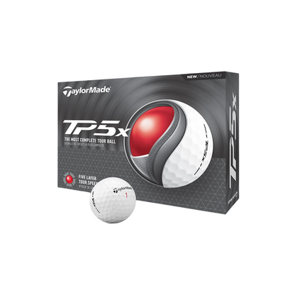 Taylormade TP5x Golf Balls - White