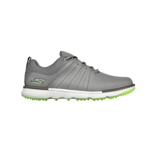 Skechers Men's Elite Tour SL MD Spikeless Golf Shoes - Grey/Lime