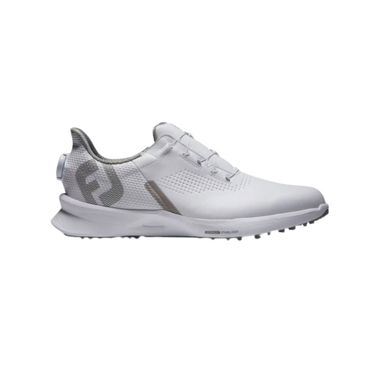 FootJoy Men's Fuel BOA WD Spikeless Golf Shoes - White