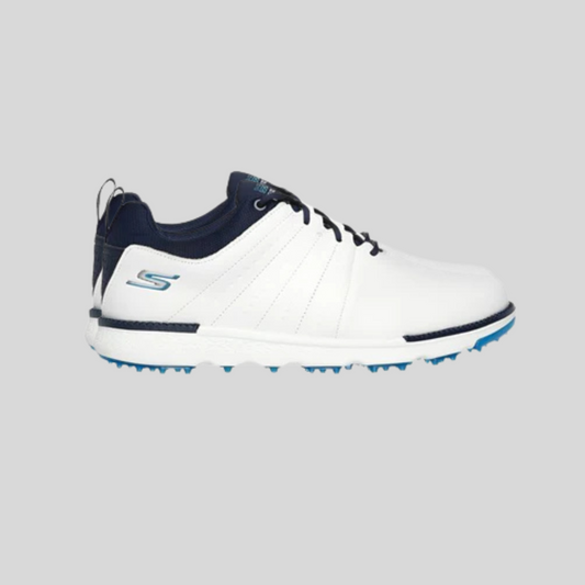 SKECHERS Men's Elite Tour SL MD Spikeless Golf Shoes - White/Navy