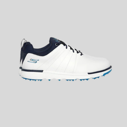 SKECHERS Men's Elite Tour SL MD Spikeless Golf Shoes - White/Navy