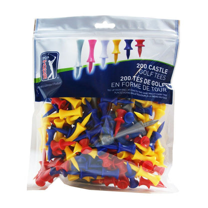 PGA Tour Castle Plastic Tees (200 Count)