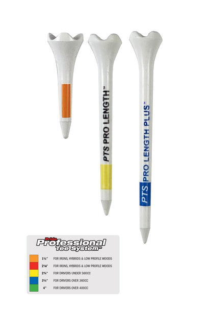 Pride Professional Tee System 3.25 Inch Performance Golf Tees - 30 Count