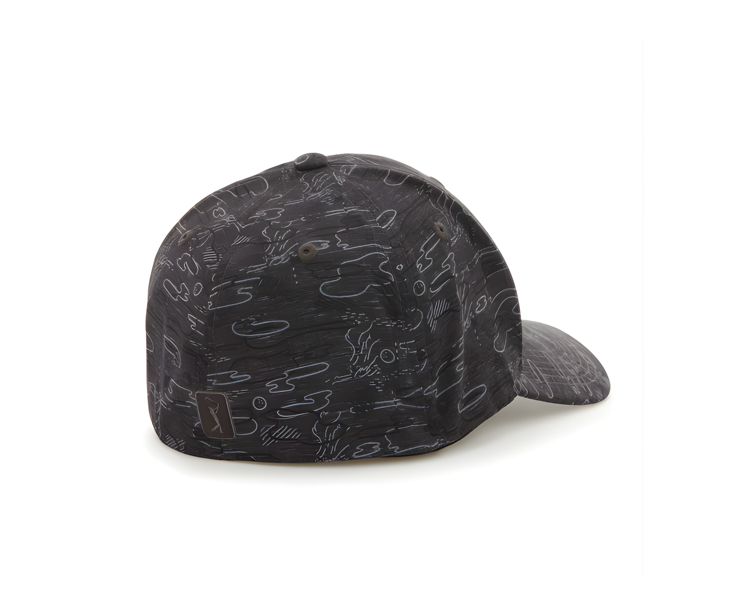 PGA Tour Conversational Flex Golf Cap - Caviar