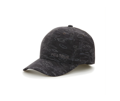 PGA Tour Conversational Flex Golf Cap - Caviar