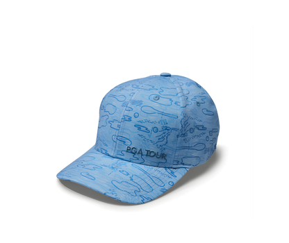 PGA Tour Conversational Flex Golf Cap - Della Robbia BL