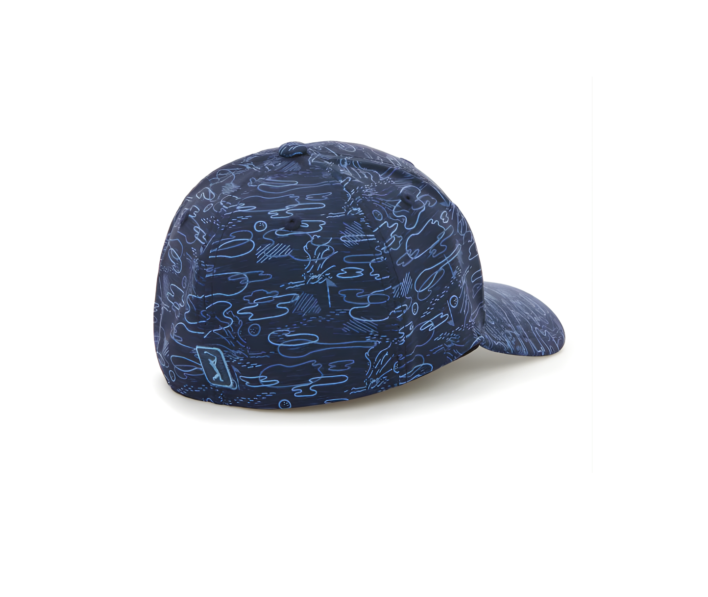 PGA Tour Conversational Flex Golf Cap - Peacoat