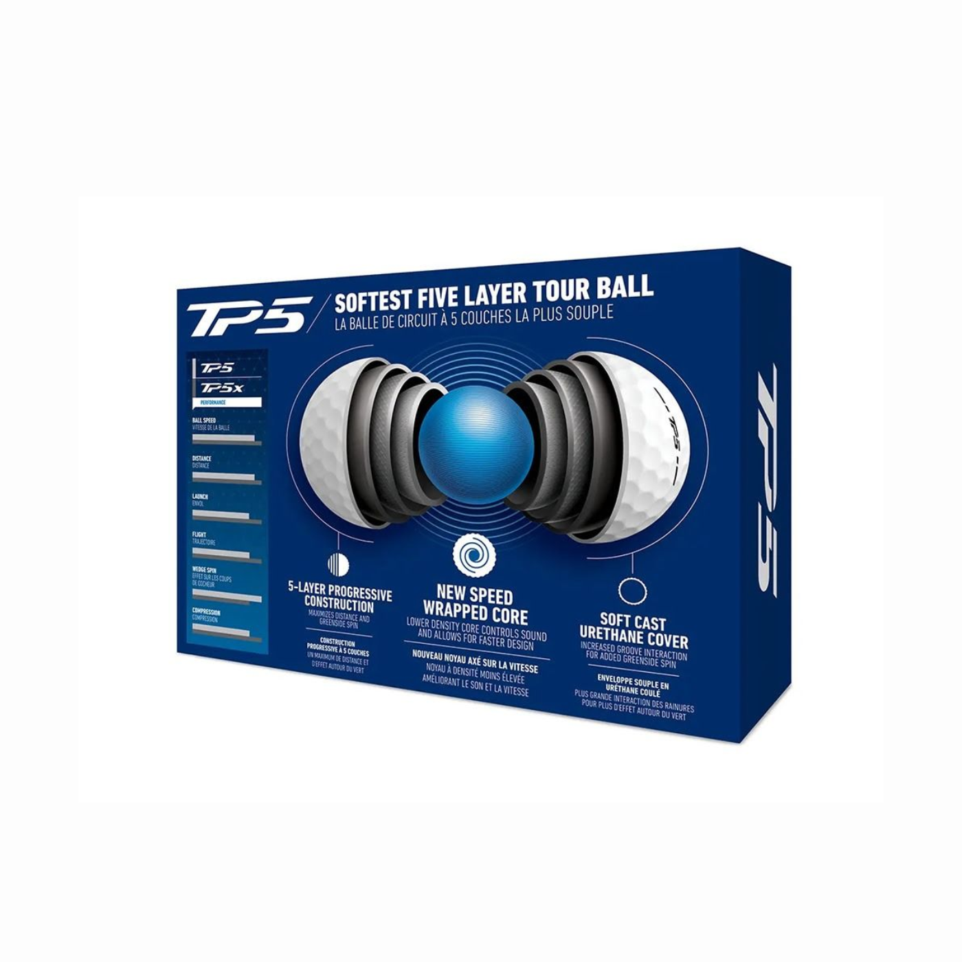 Taylormade TP5 Golf Balls - White