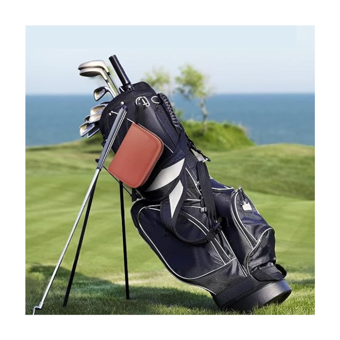 Golf Tool Kit Gift Set, Golf Accessories Set with Golf Balls, Rangefinder, Golf Tees, Cleaning Brush, Multifunctional Divot Tool, Scorer, Ball Holder Clip