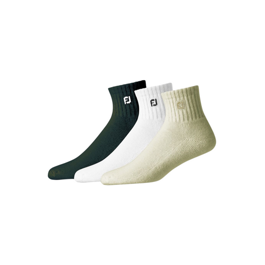FootJoy Men’s ComfortSof Quarter Socks (3‑Pack)