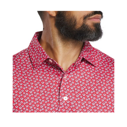 FootJoy Men’s Floral Sketch Print Lisle Polo