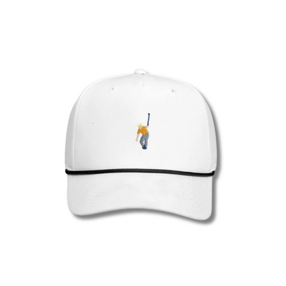 Jack Nicklaus Men’s Crouching Jack Tech Rope Adjustable Cap
