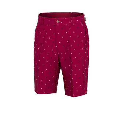 Greg Norman Men's Lobster Stretch Golf Shorts - Deep Rose