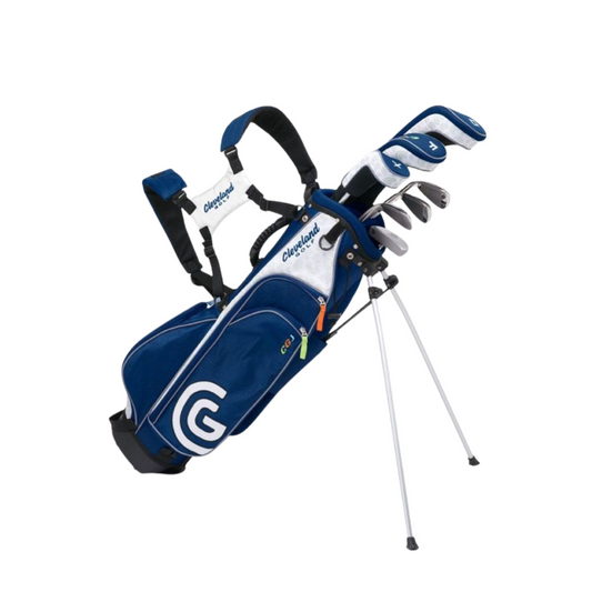 Cleveland Junior Golf Set RH - 6 Clubs + Bag - Medium Size (Height: 44" - 53") - Age 7-9 Year