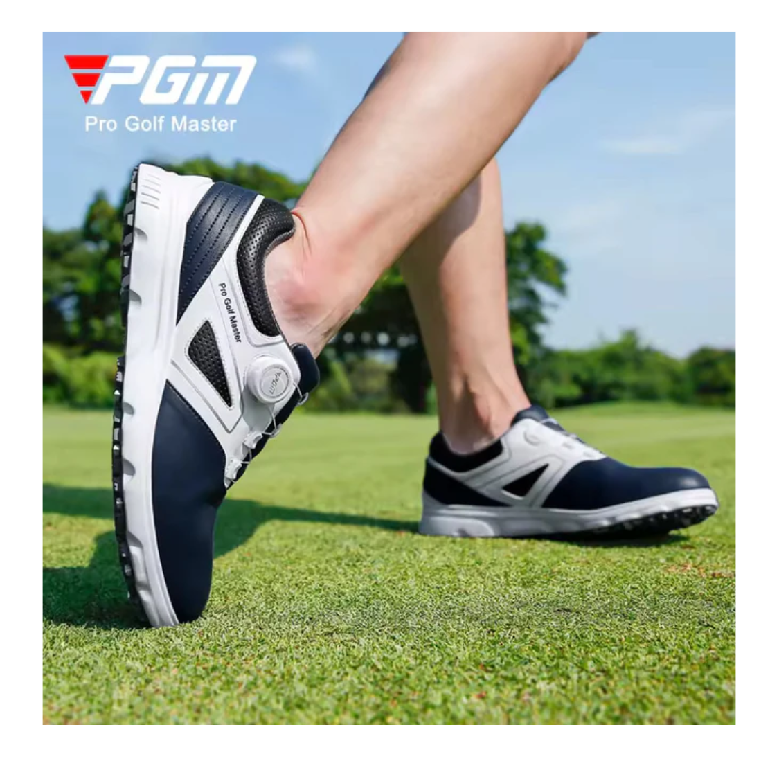 PGM men's Golf Automatic Lacing Anti Side Slip Golf Shoes