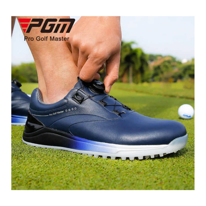 PGM Men's Microfiber Golf Shoes - Navy