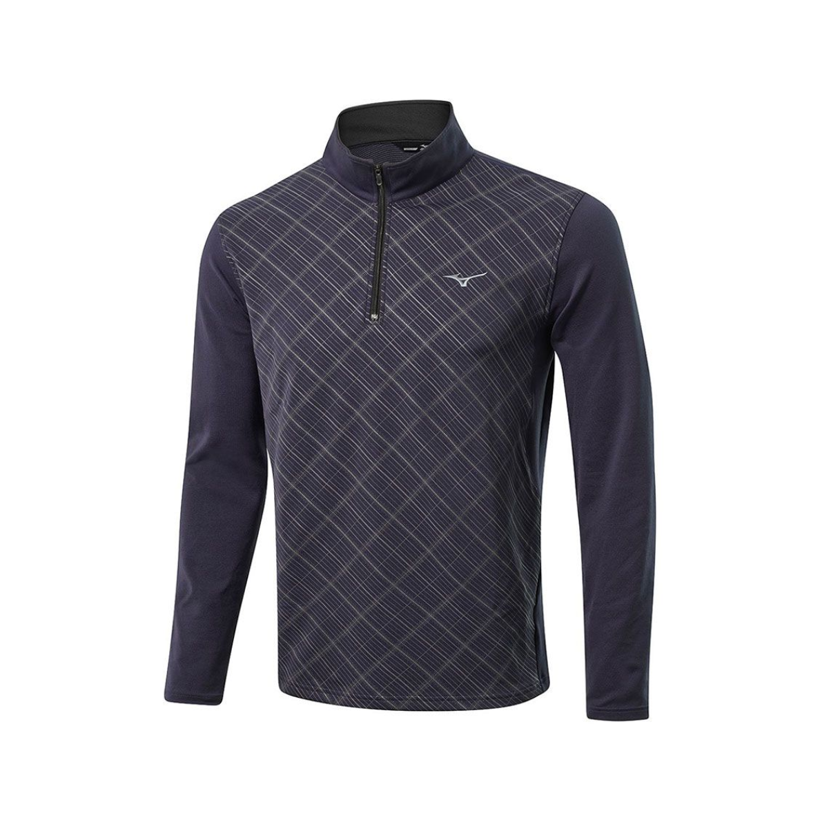 Mizuno Men’s Breath Thermo 1/4 Zip Pullover - Navy (US Sizes)