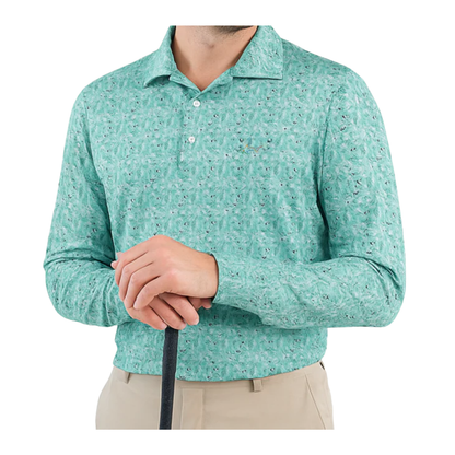 Men's Stretchable Full Sleeve Golf Polo