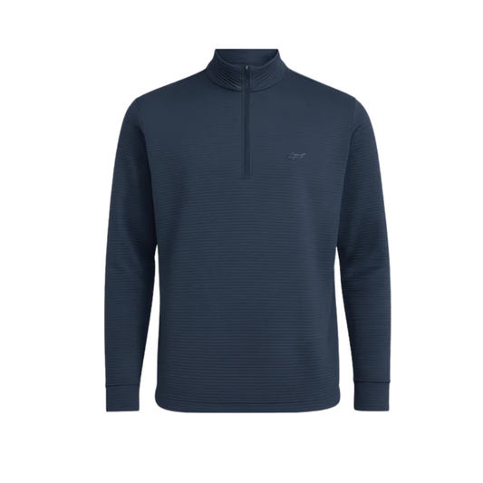 Greg Norman K102 Men's 1/4 Zip Mock Pullover - Navy