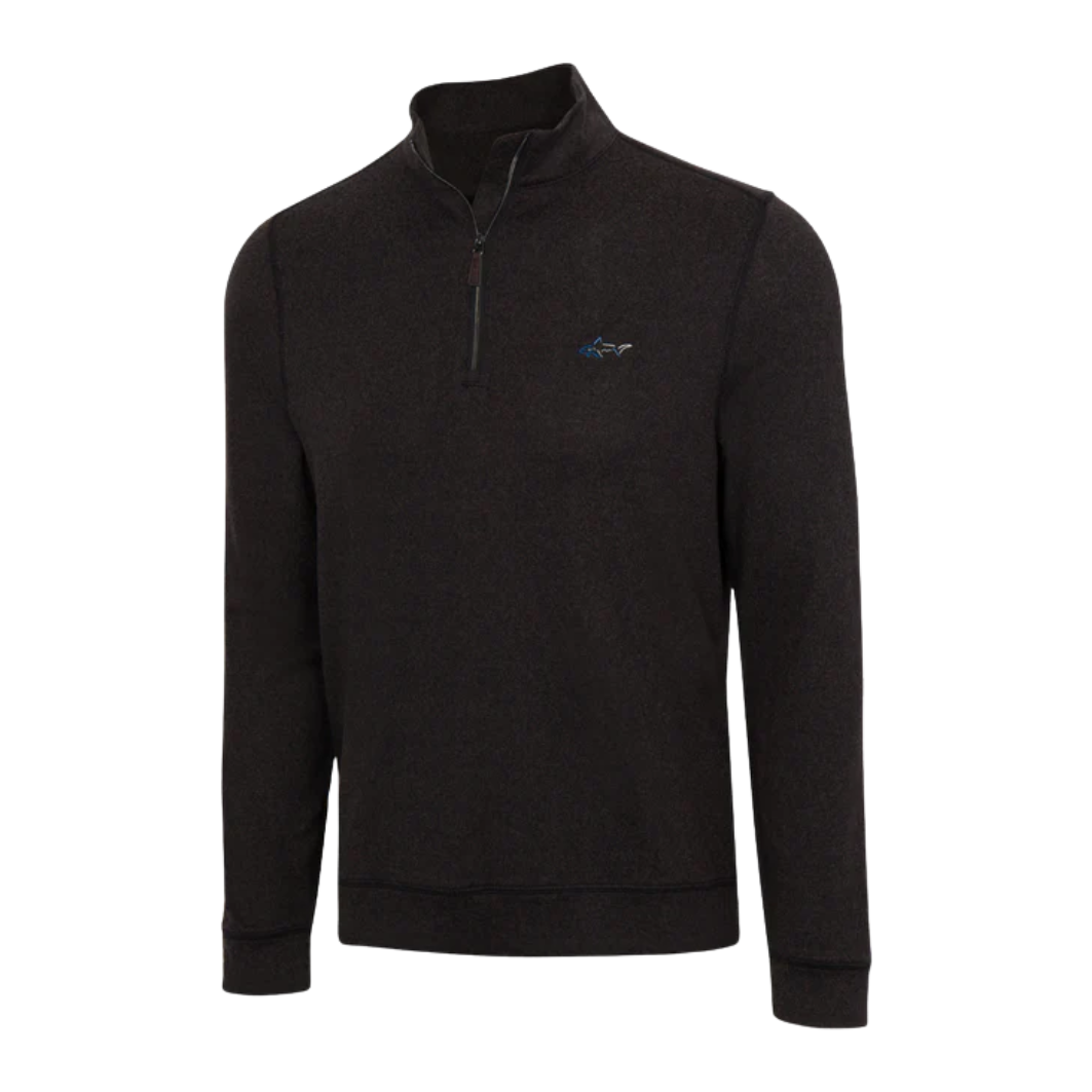 Cozy Shark Quarter Zip - Black Heather