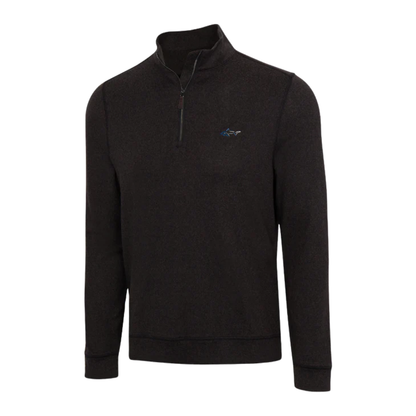 Cozy Shark Quarter Zip - Black Heather