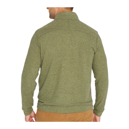 Cozy Shark Quarter Zip - Ranger Green Heather