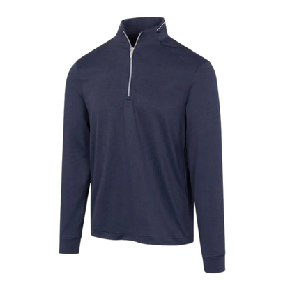 K060 Leaderboard Golf 1/4 Zip Golf Pullover - Navy Heather