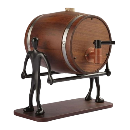 Wooden Bar Decanter With Stand