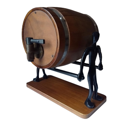 Wooden Bar Decanter With Stand
