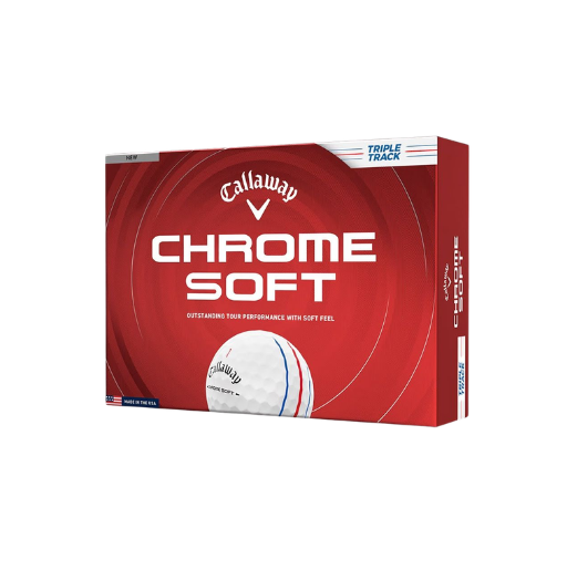 Callaway Chrome Soft Triple Track Golf Balls - White