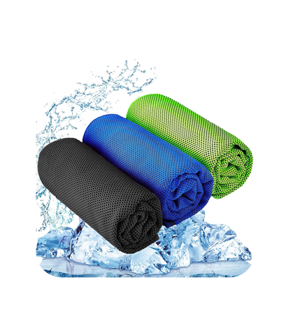 Superfiber Cooling Towels for Yoga Running Fitness Golf Camping