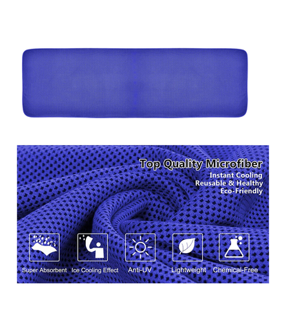 Superfiber Cooling Towels for Yoga Running Fitness Golf Camping