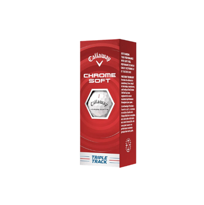 Callaway Chrome Soft Triple Track Golf Balls - White