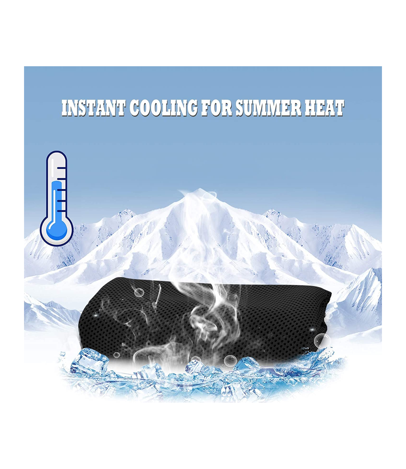 Superfiber Cooling Towels for Yoga Running Fitness Golf Camping