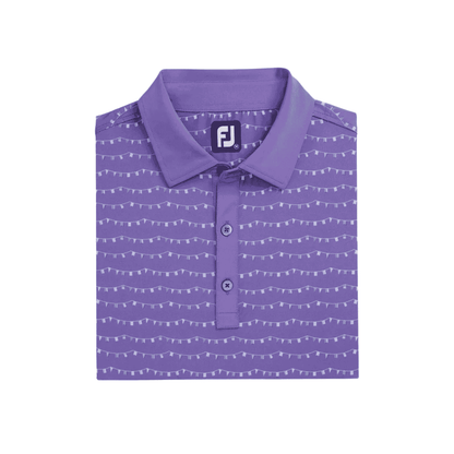 FOOTJOY FLAG BANNER PRINT SELF COLLAR MEN'S SHIRT