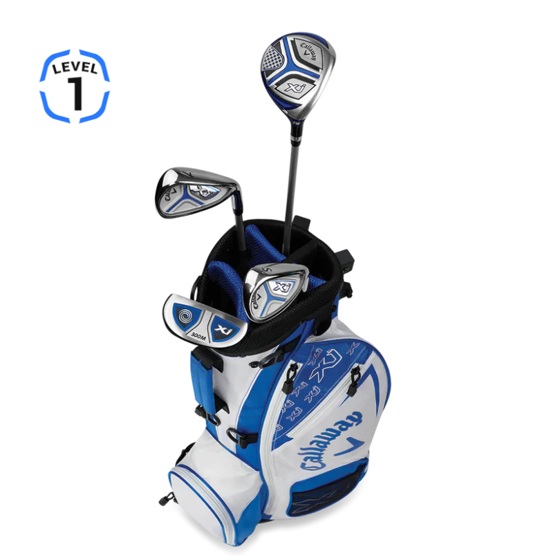 Callaway XJ L1 Junior Golf Set RH (4 Club & Bag Height 42"-46")