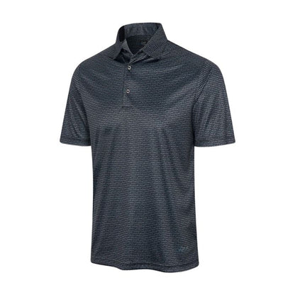 Greg Norman Men's Microlux Fin Stripe Golf Polo T-Shirt