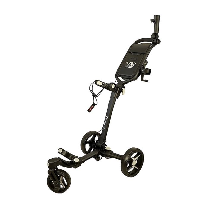 Axglo Tri-360 V2 Three Wheel Ultra Compact Foldable Aluminium Golf Push Cart