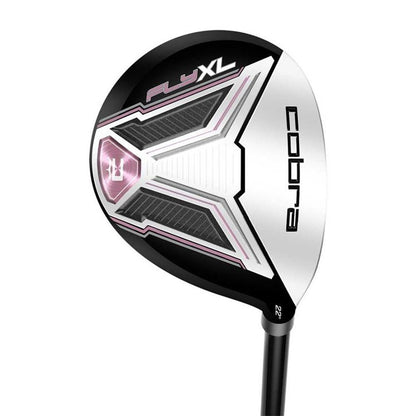 Cobra Women's Fly-XL Graphite Golf Set - Right Hand - Ladies Flex - 10 Clubs + Bag - Black/Pink