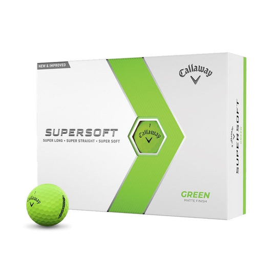 Callaway Supersoft Golf Balls - Green (Pack of 12)