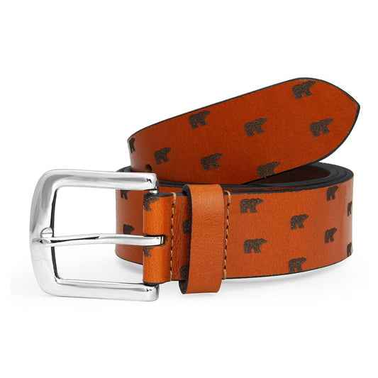 Jack Nicklaus Embossed Leather Belt