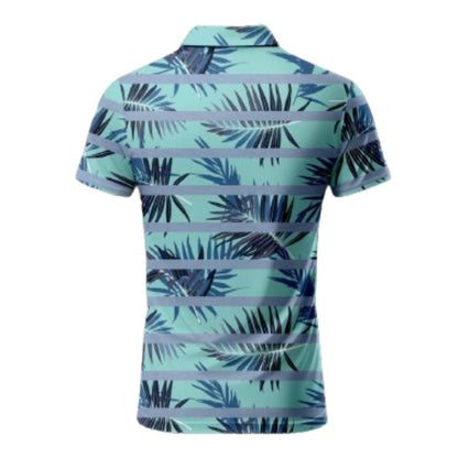 Jack Nicklaus Men's Printed Golf Polo T-Shirt - Sea Green