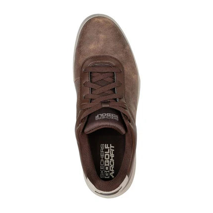 SKECHERS Men's Drive 5 LX MD Spikeless Golf Shoes - Brown