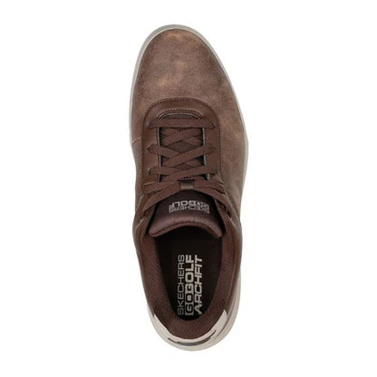 SKECHERS Men's Drive 5 LX MD Spikeless Golf Shoes - Brown