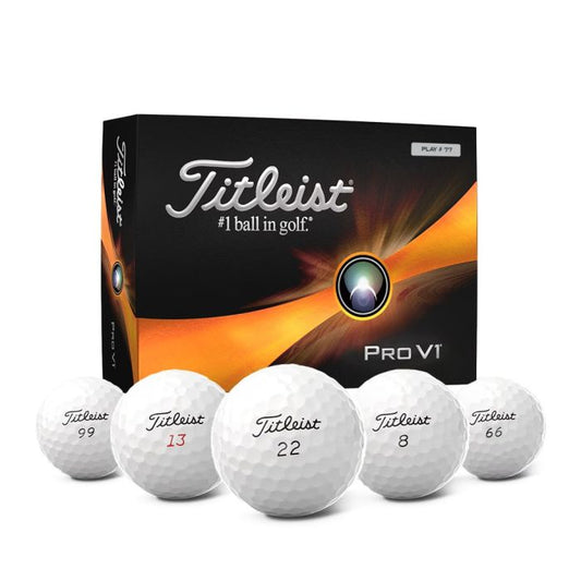 Titleist Pro V1 Golf Balls - White (Special Number)