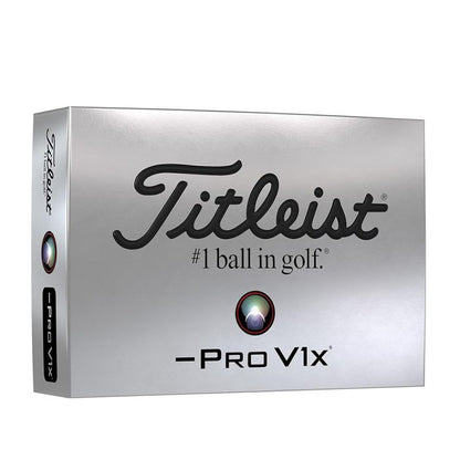 Titleist Pro V1x Left Dash Golf Balls - White