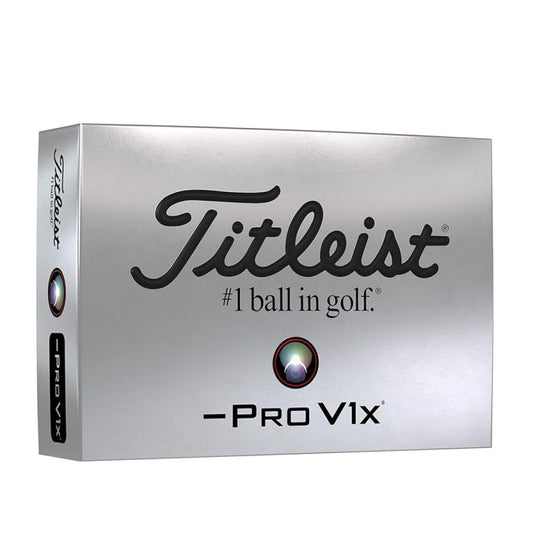 Titleist Pro V1x Left Dash Golf Balls - White