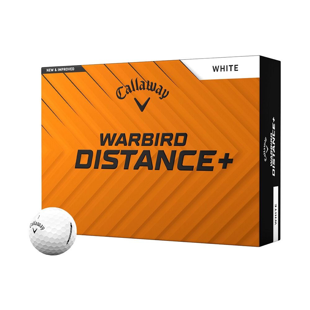 Distance Ball Callaway Warbird Distance+ Golf Balls White – Long Distance Performance ...