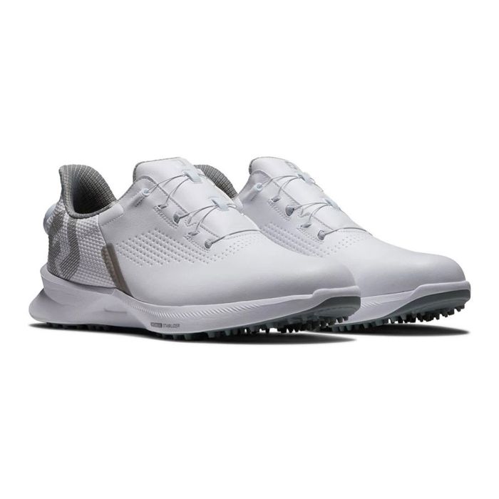 FootJoy Men's Fuel BOA WD Spikeless Golf Shoes - White